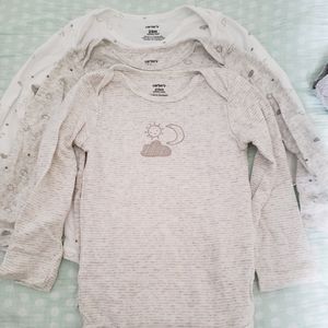 3 pack of long sleeve onsies